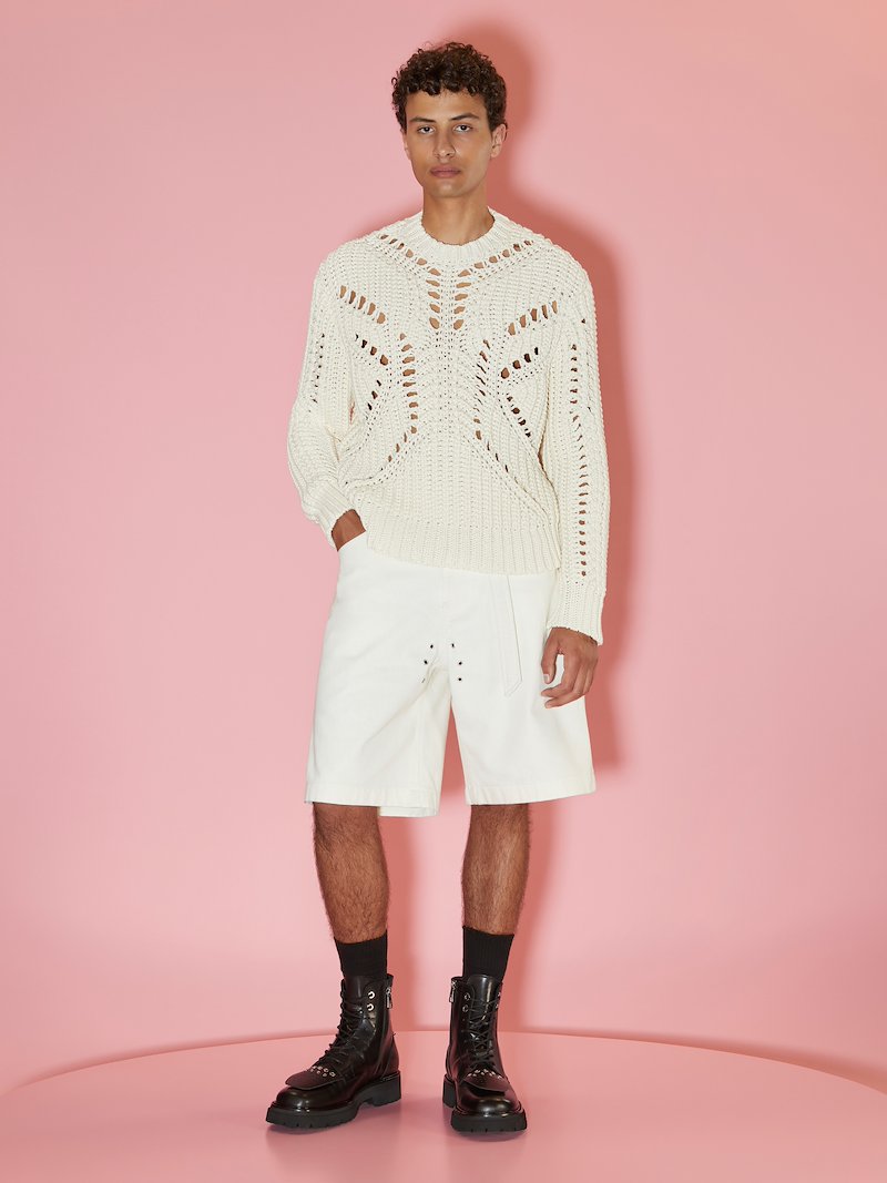 Cable Crochet Sweater