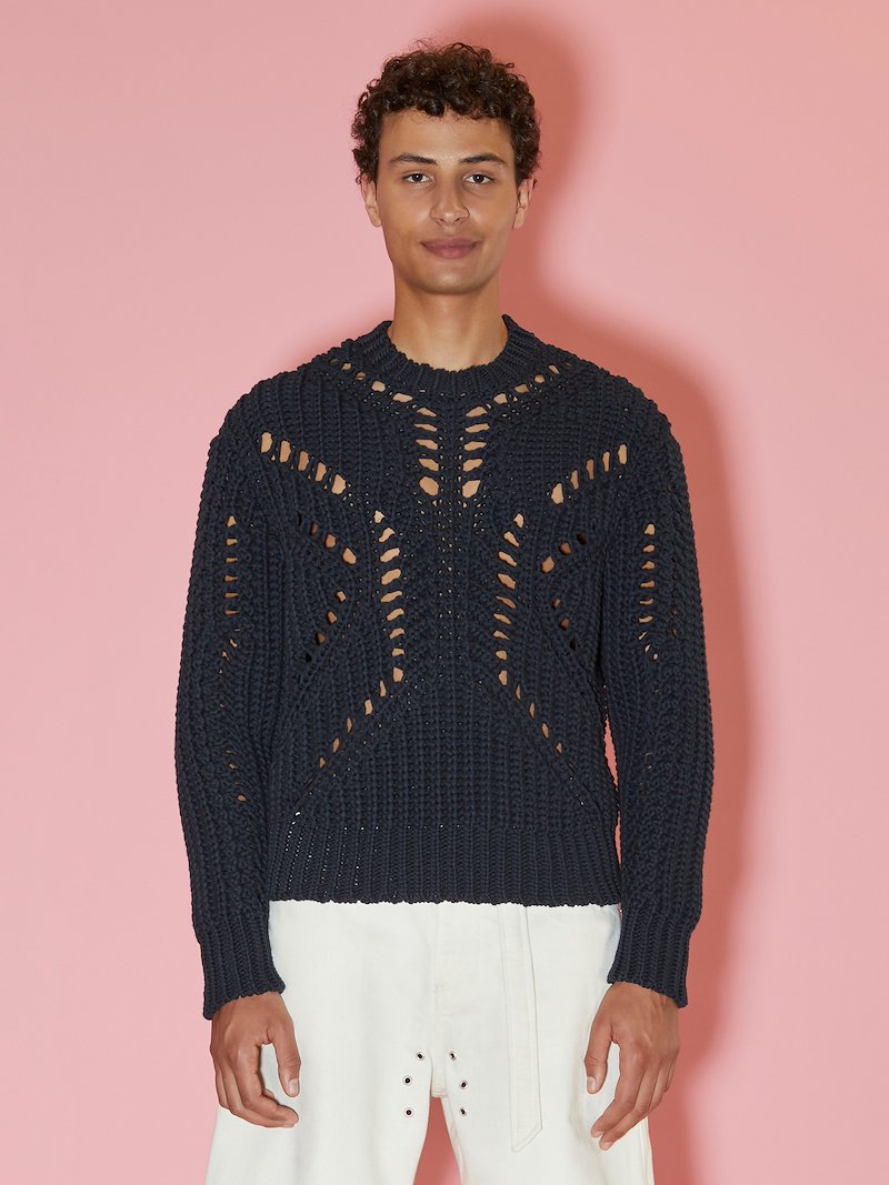 Cable Crochet Sweater