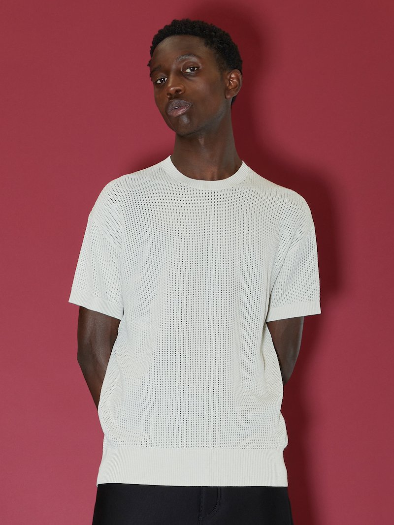 Textured Tecno Knit T-Shirt