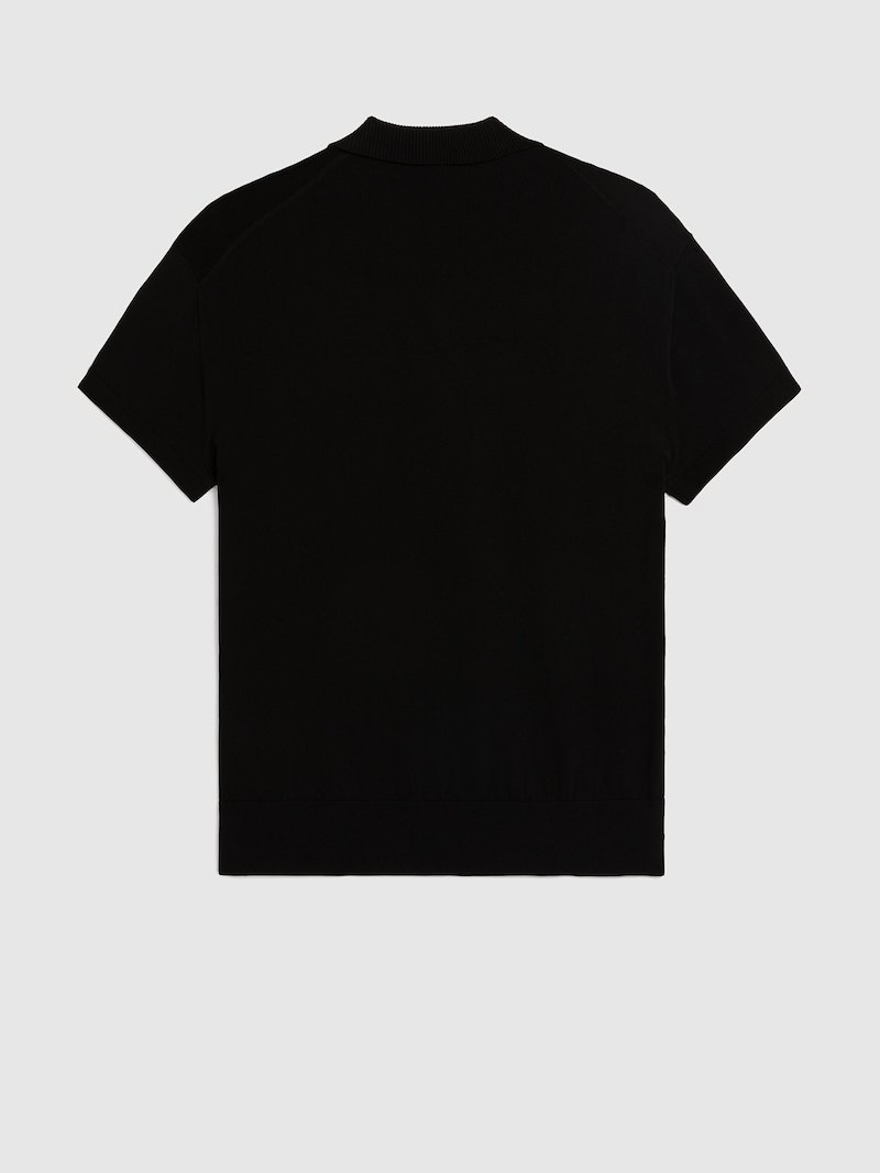 Thunderbolt Logo Tecno Knit Polo Shirt