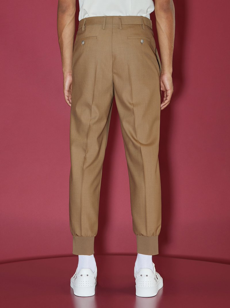 "Jack" Slim Fit Rib Cuff Trousers - Regular Length