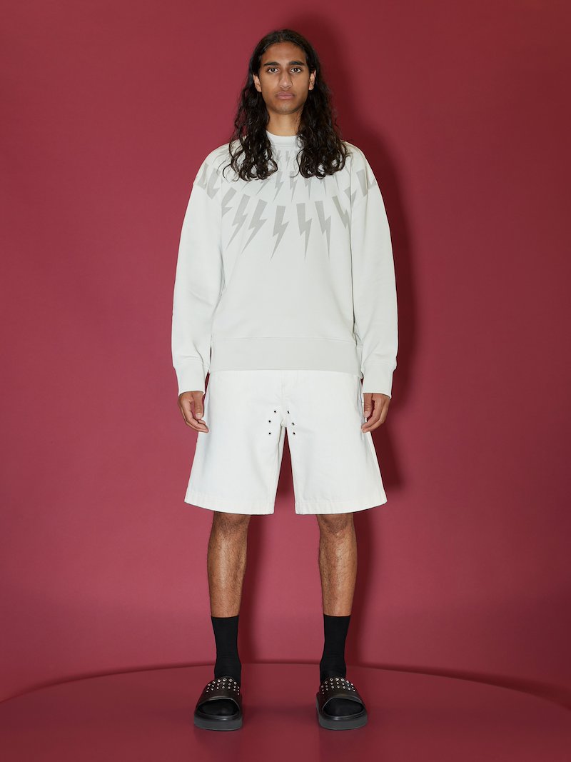 Fair Isle Thunderbolt Sweatshirt