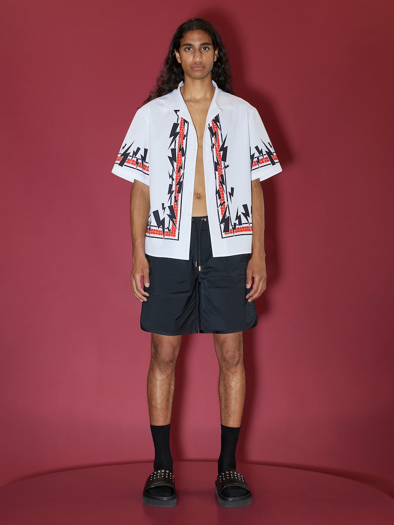 Jumbled Bolts Bowling Shirt
