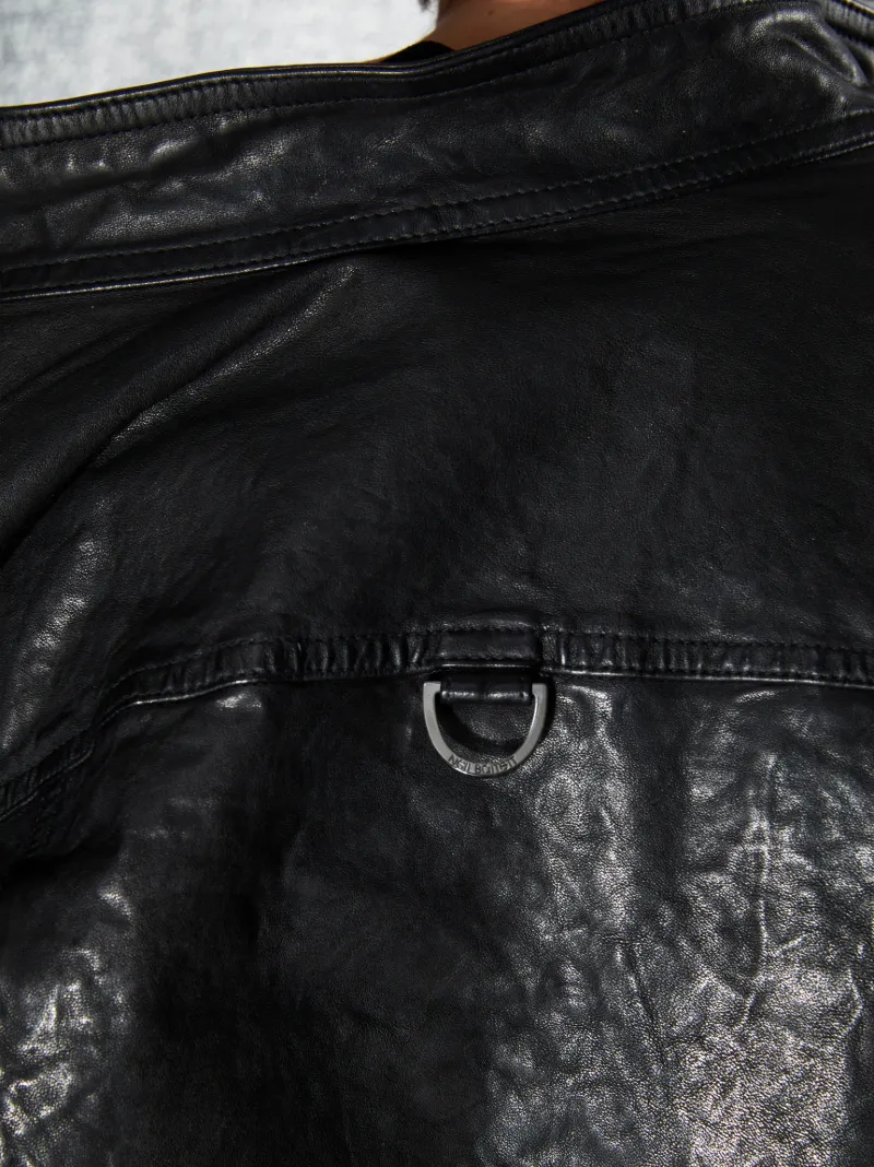 Washed Leather Jacket | NeilBarrett.com Washed Leather Jacket | NeilBarrett.com