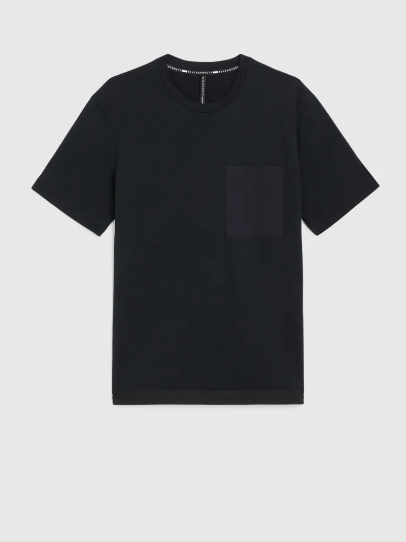 Pocket Bungie Hem Modal Cotton T-shirt 