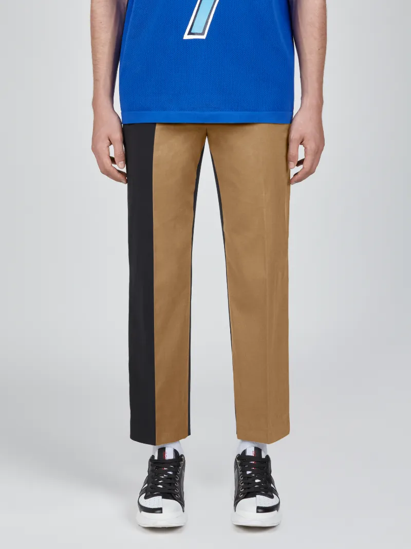 cotton slim pants