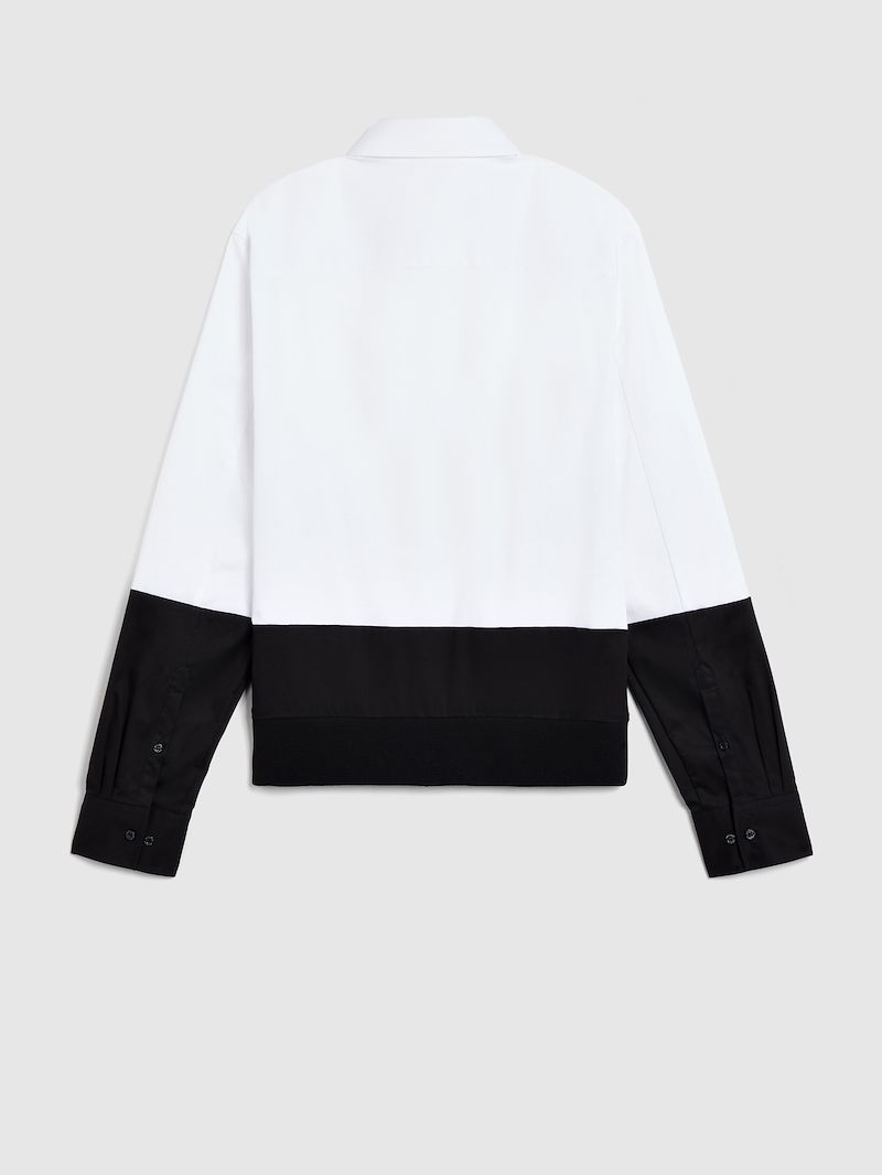 bi colour shirt