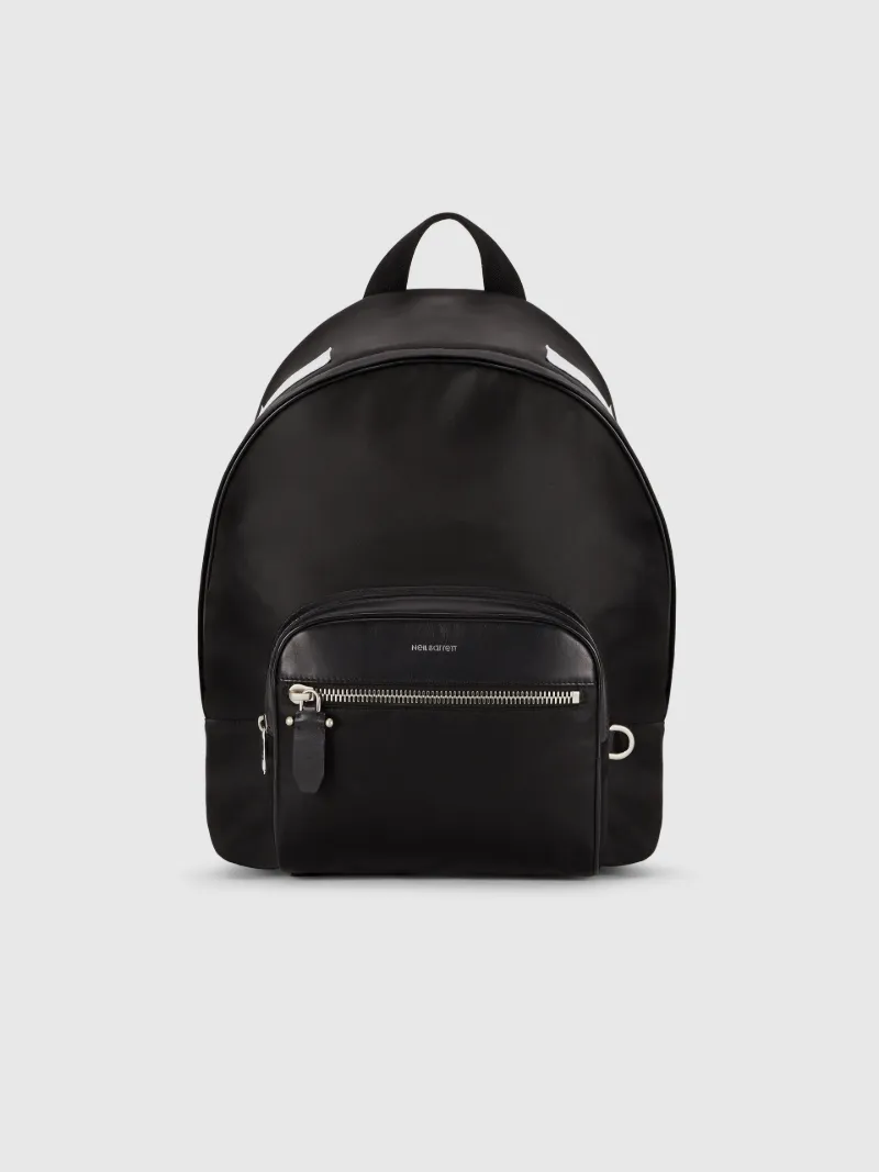 big white backpack