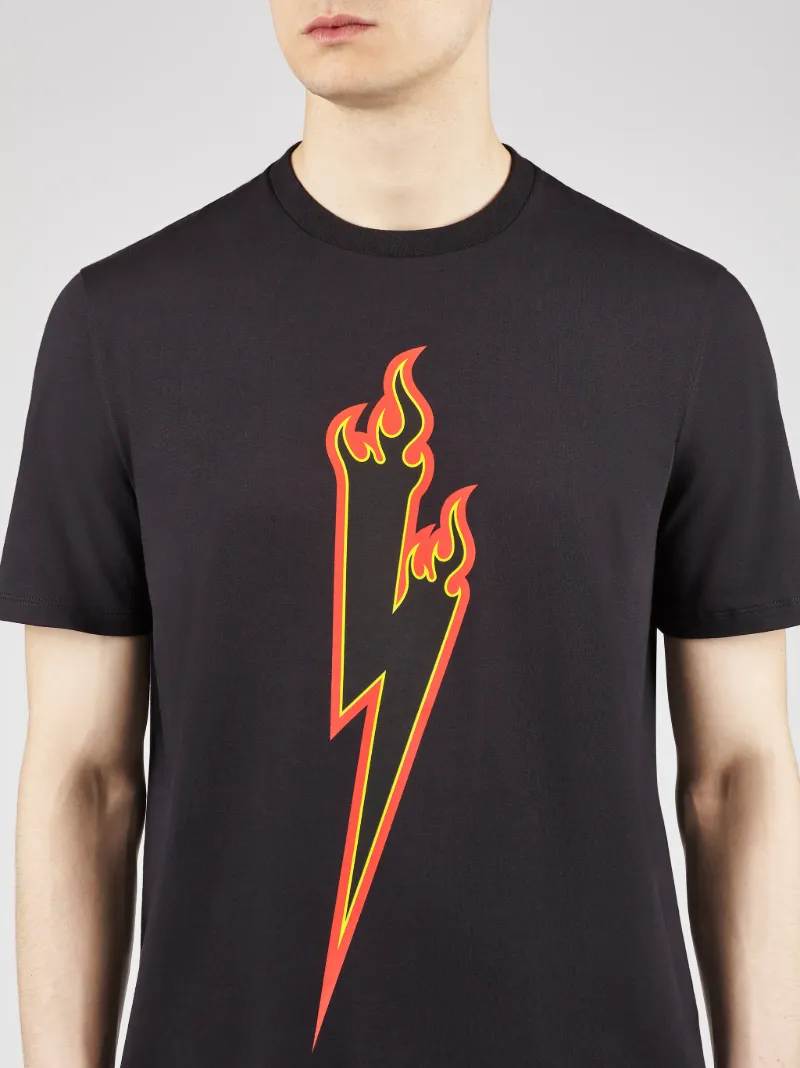 neil barrett fire bolt t shirt