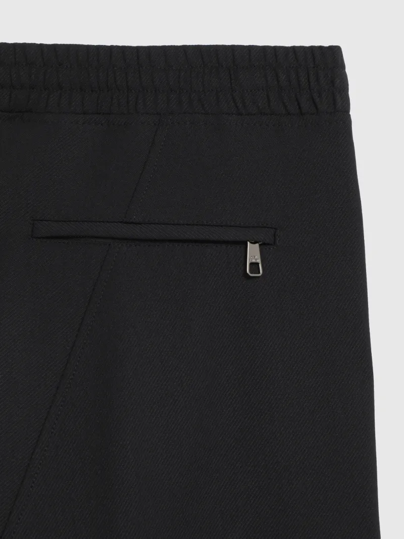 Double Badge Ribbed Cuff Slouch 