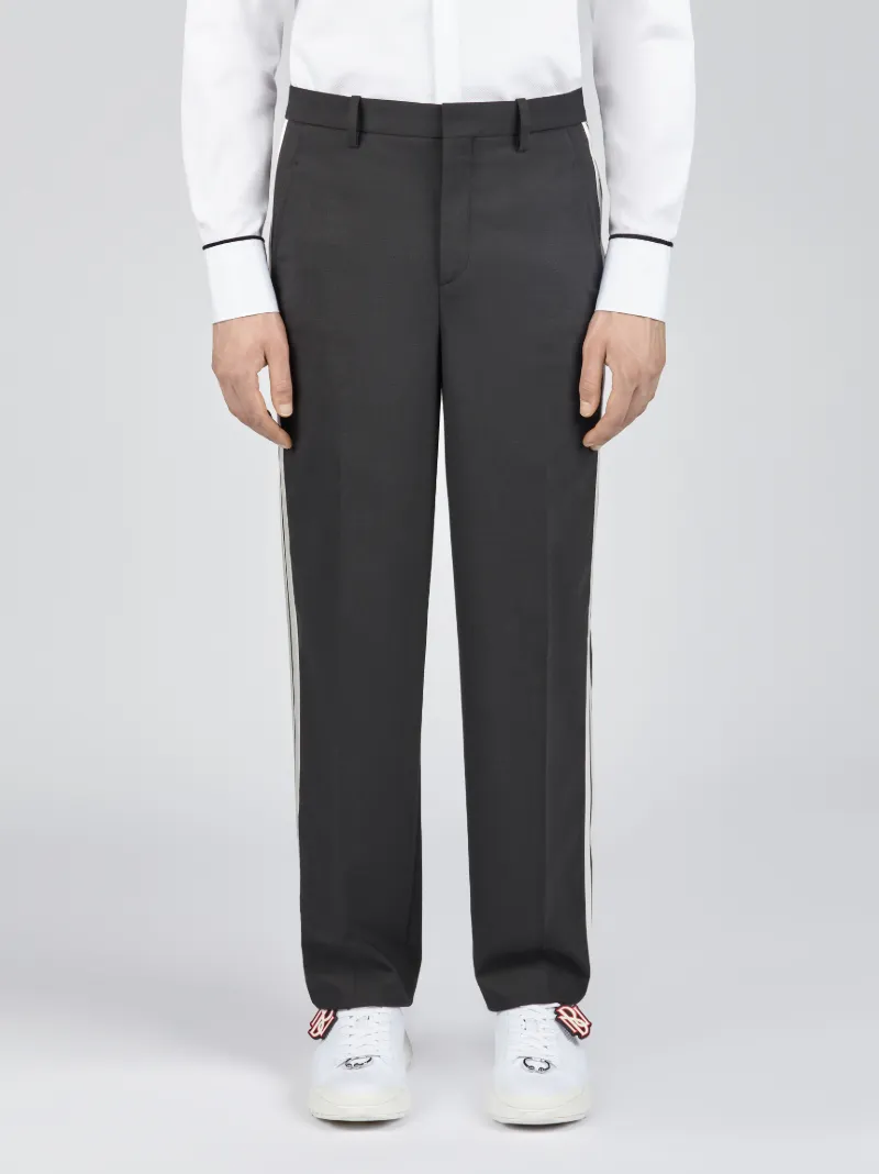 Satin stripe trousers Clearance