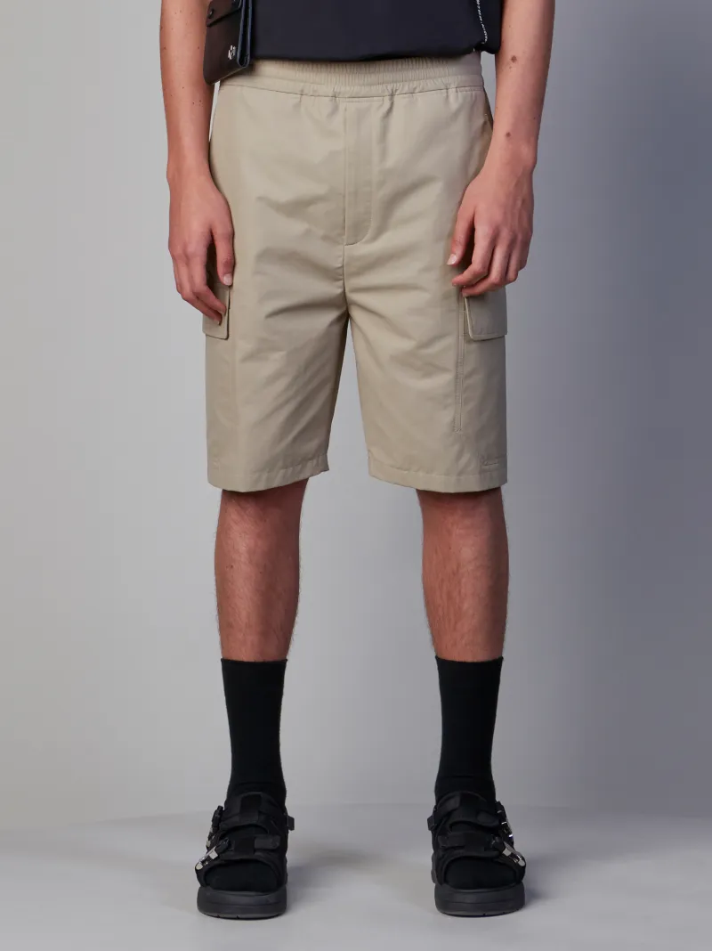 Elastic Waistband Cotton \u0026 Nylon Cargo 