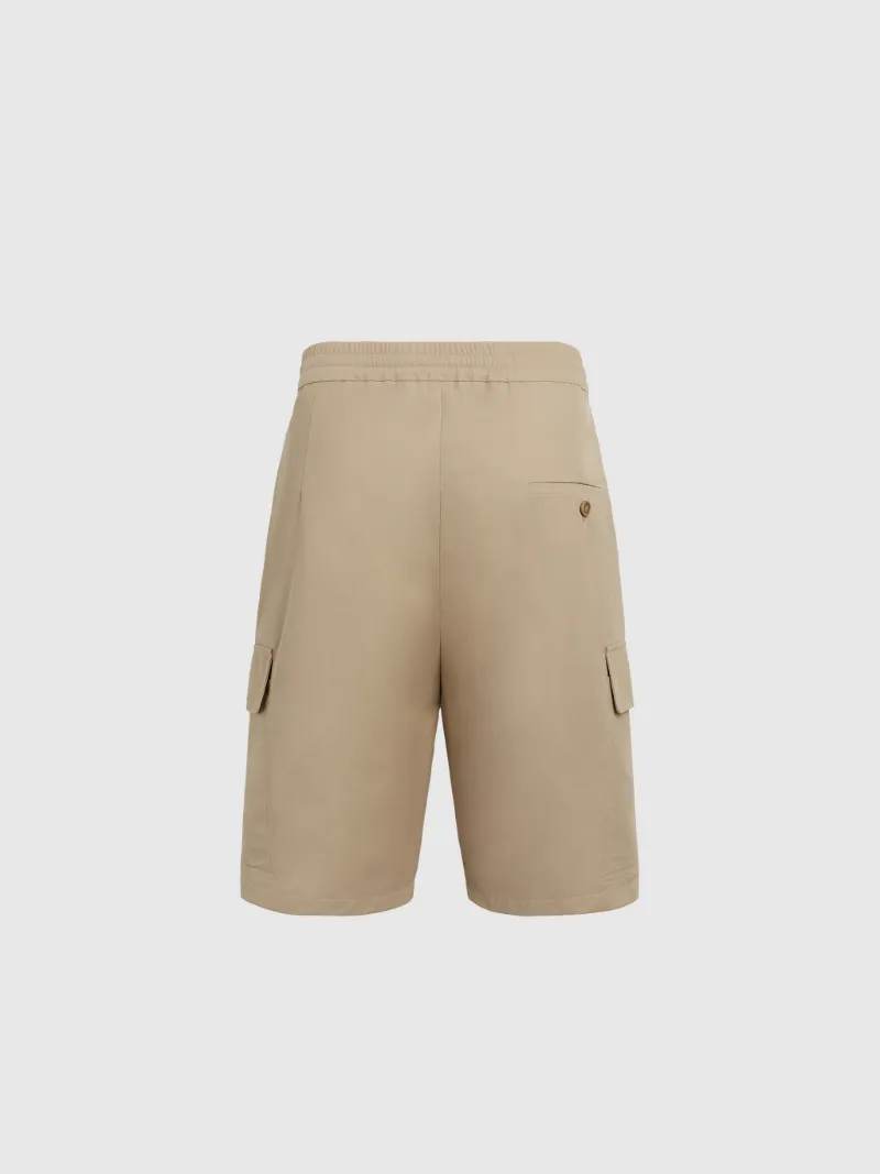 Elastic Waistband Cotton \u0026 Nylon Cargo 