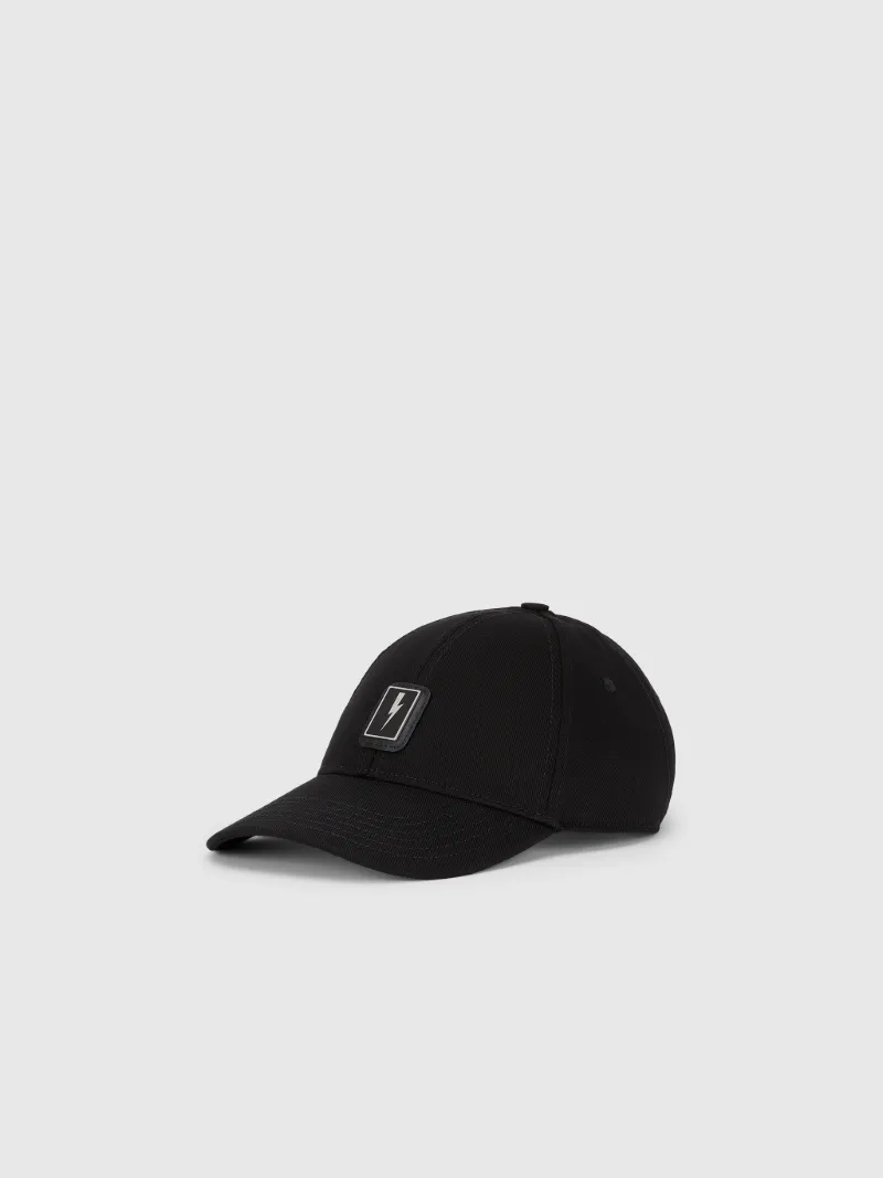 Enamel Bolt Badge Cotton Twill Cap 
