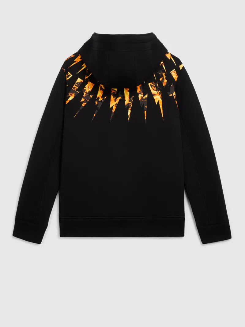 crop top zip up hoodie