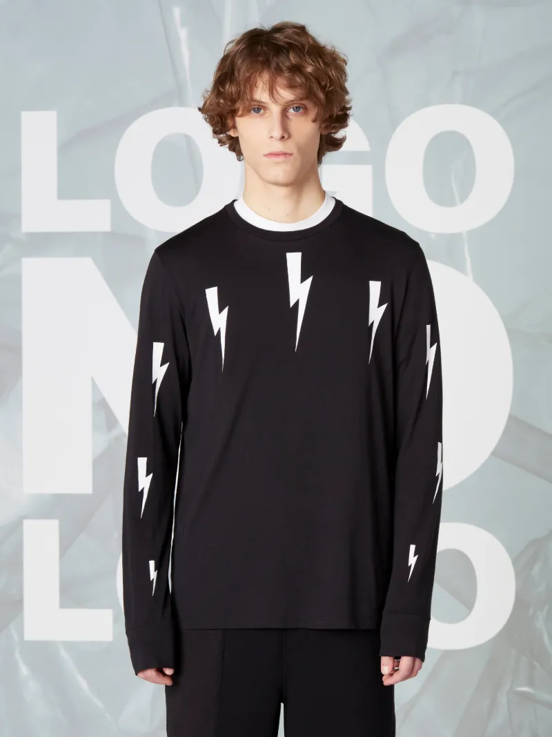 Neil barrett long sleeve t shirt Clearance