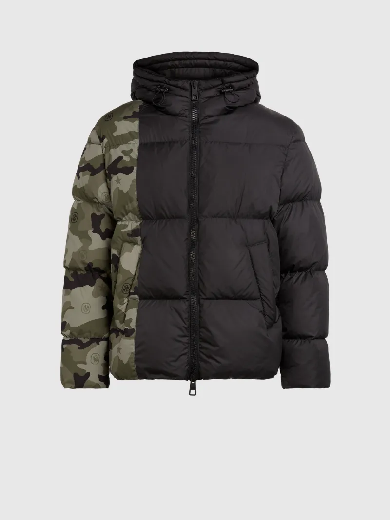 hybrid padded jacket