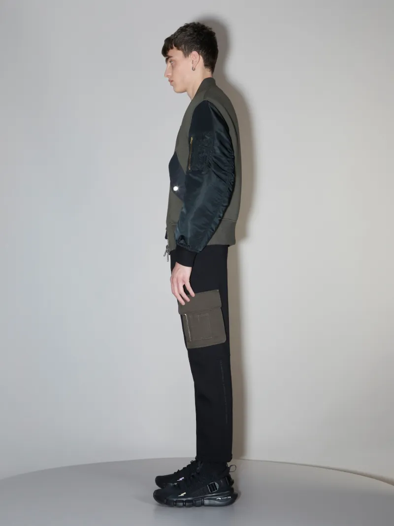 hybrid bomber jacket