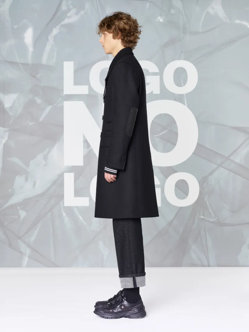 hybrid wool coat