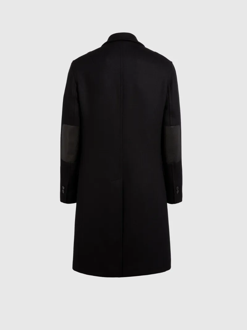 hybrid wool coat