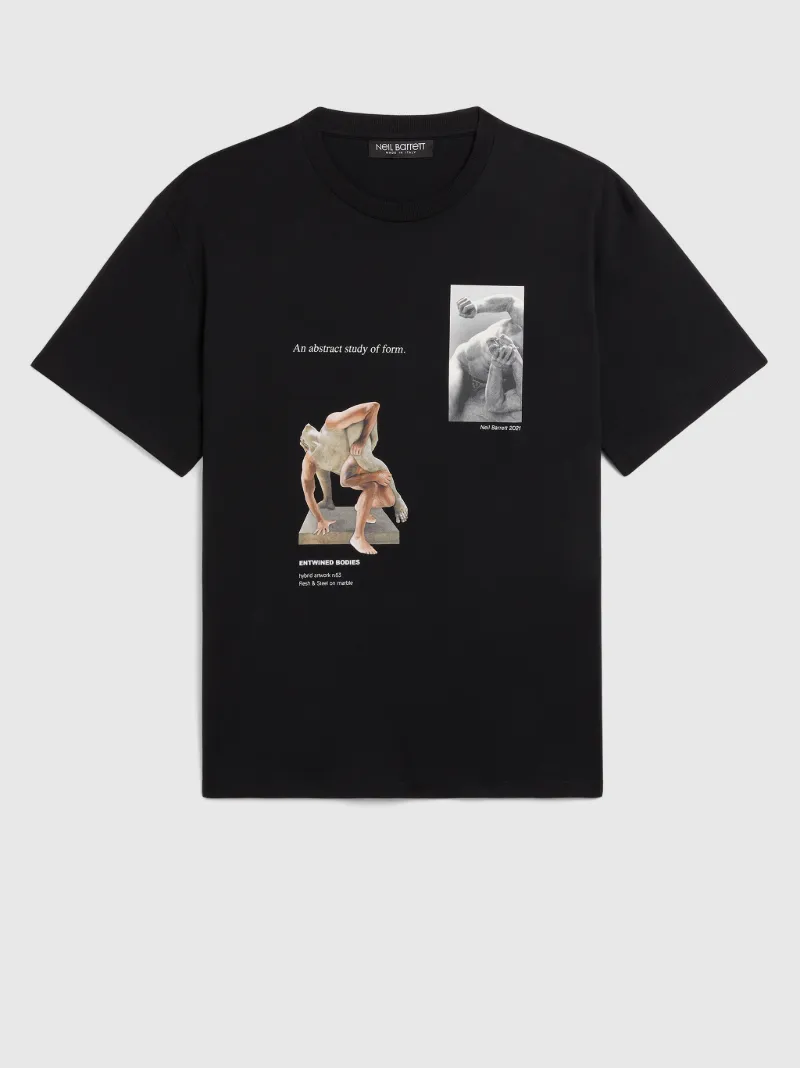 supreme marble tee black