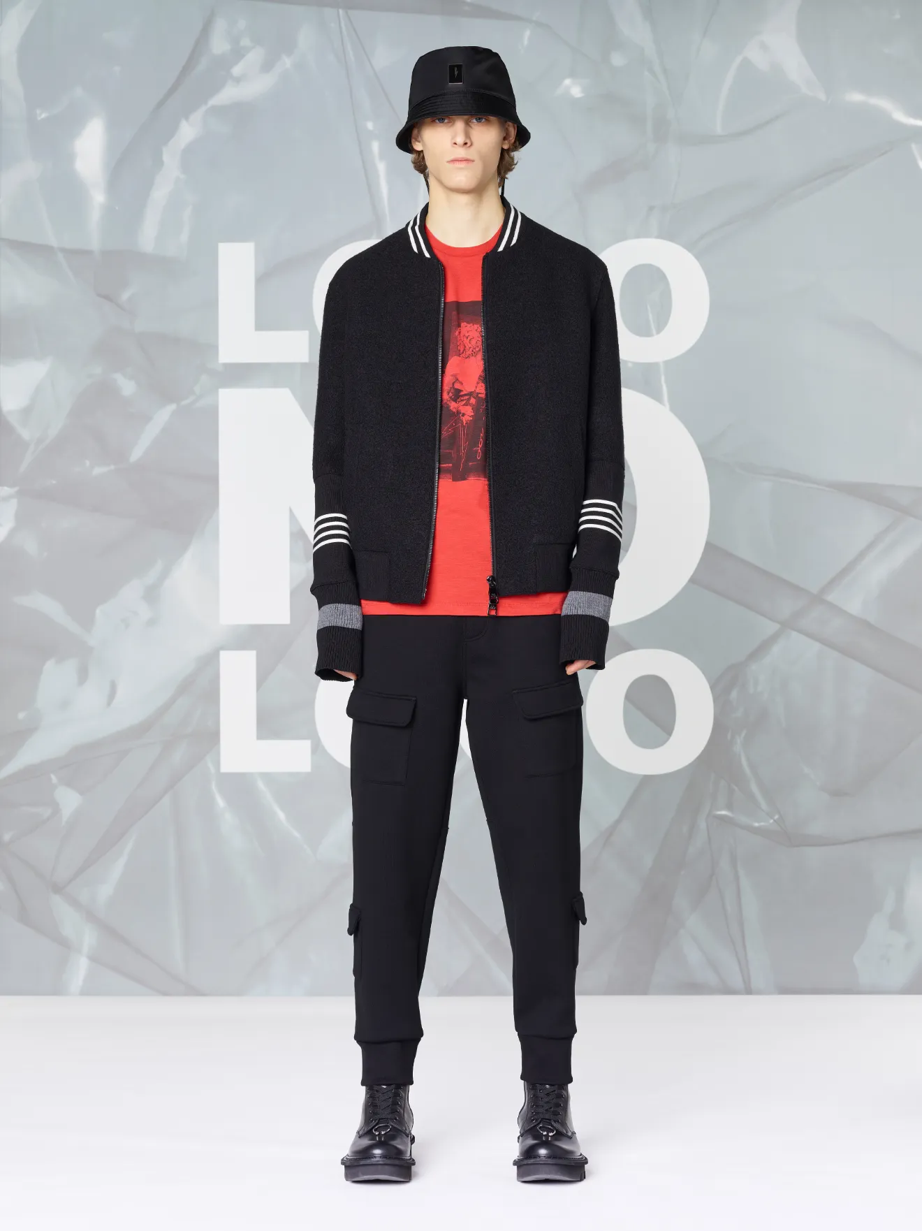 hybrid bomber jacket