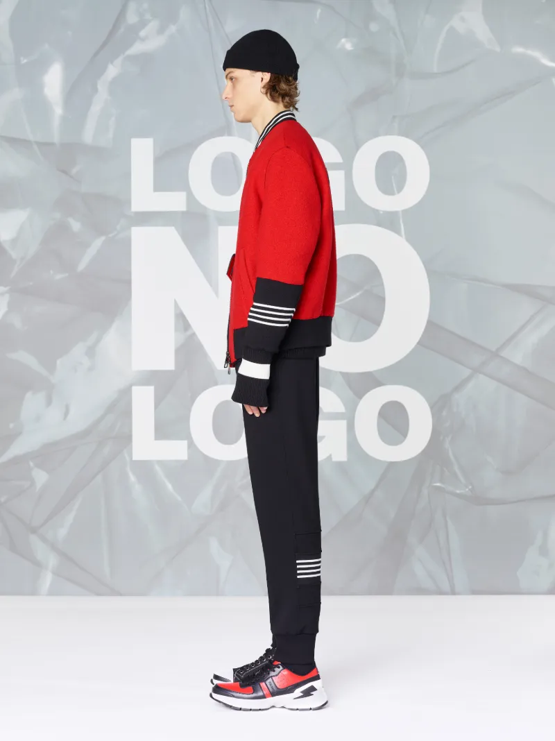 boucle bomber jacket