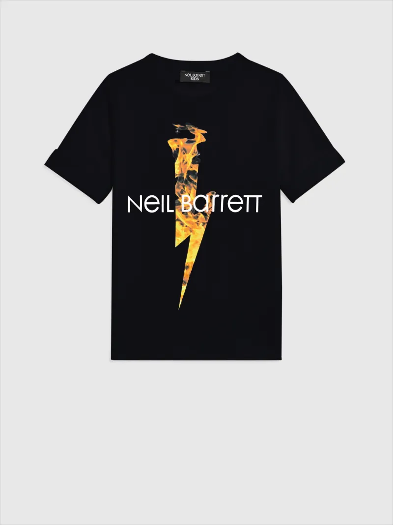 Neil barrett fire bolt t shirt Clearance