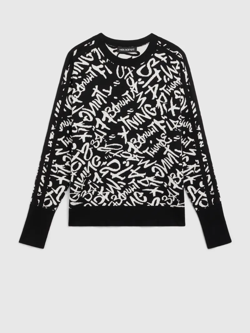 graffiti sweater