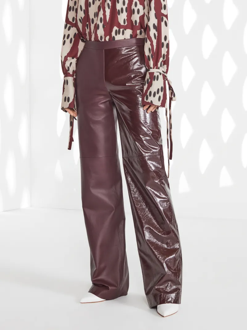 Matt \u0026 Shine Nappa Leather Straight 
