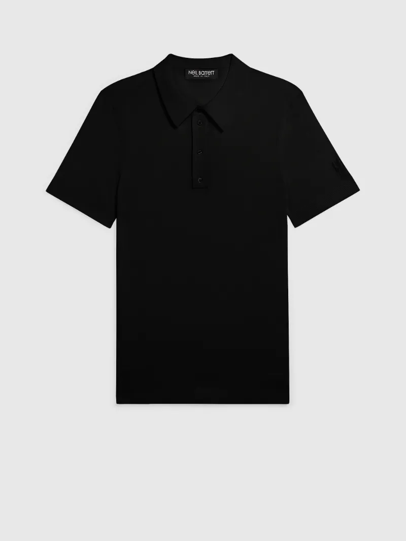 Minimalist Tecno Knit Polo Shirt 