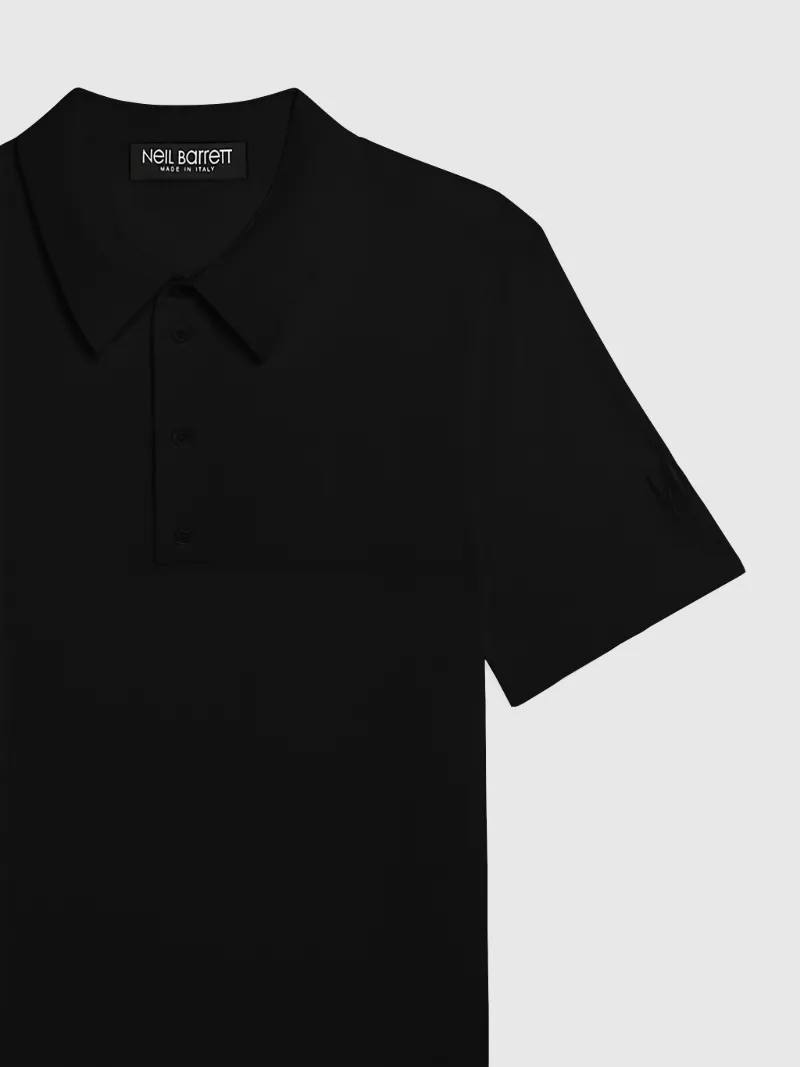 Minimalist Tecno Knit Polo Shirt 