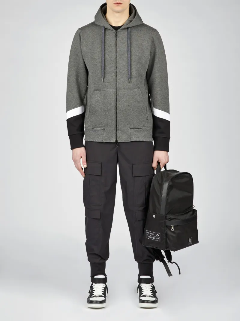 jersey zip up hoodie