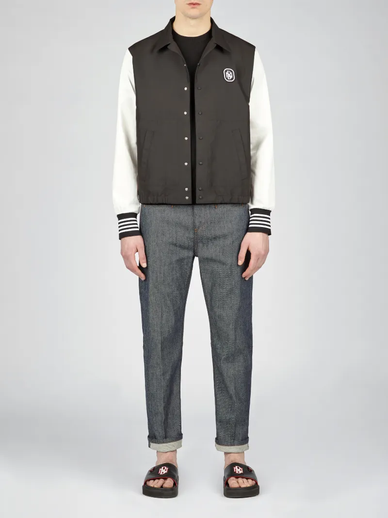 neil barrett varsity jacket