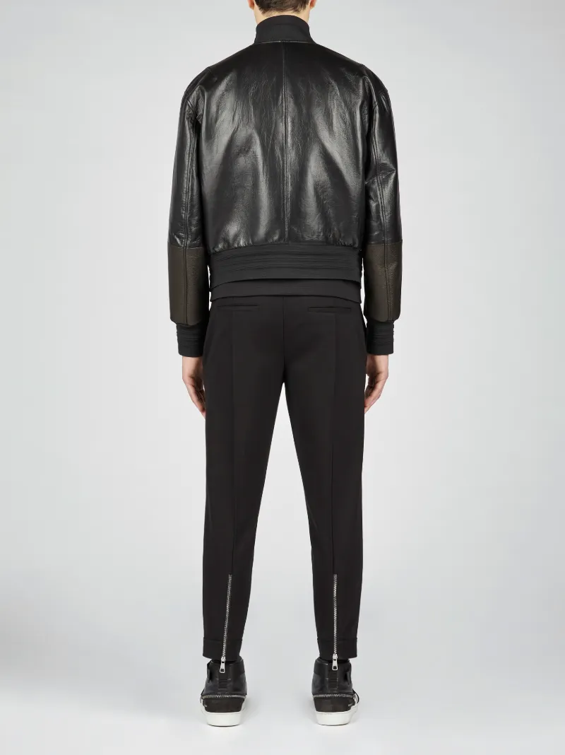 Pantaloni Minimalist con Elastico in Vita e Zip Posteriore Fondogamba -  Neilbarrett.com