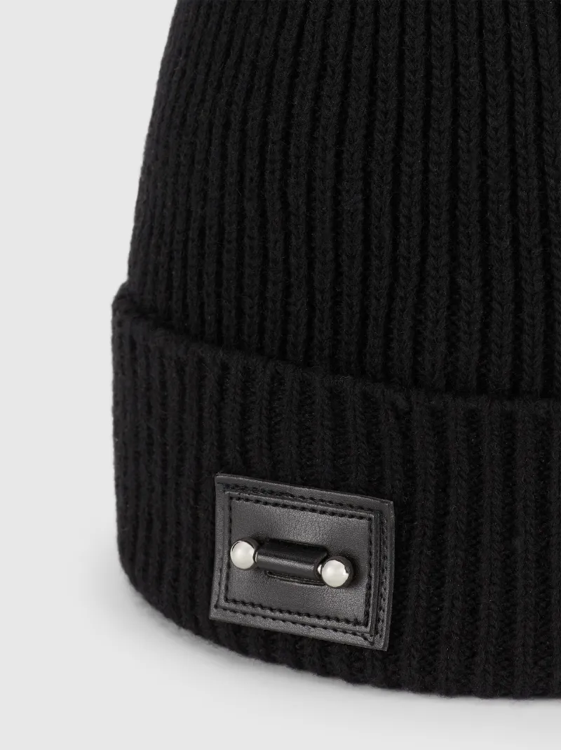 Pierced Wool Beanie | NeilBarrett.com