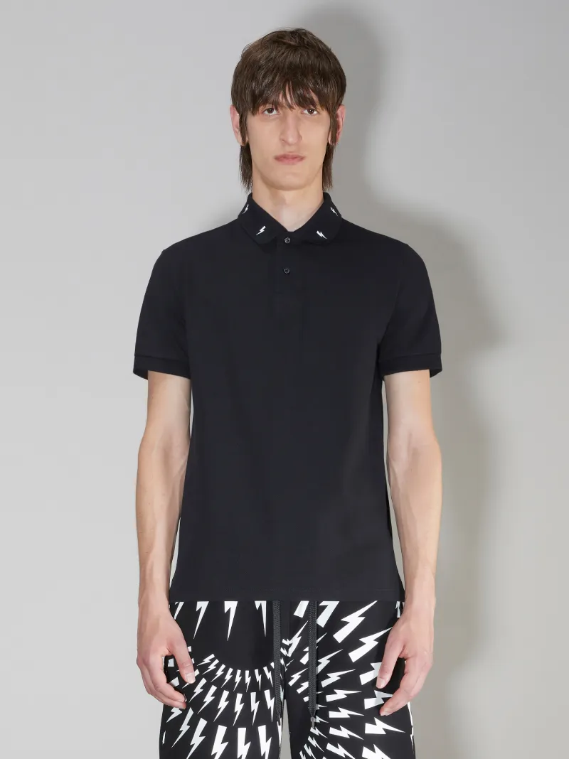 Polo con Stampa Thunderbolt - Neilbarrett.com