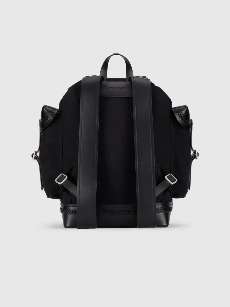 allsaints clip backpack