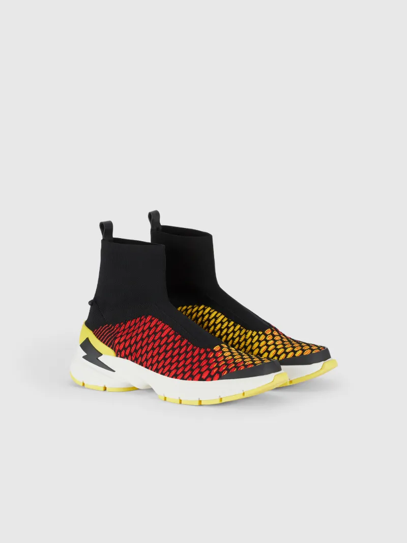 Sneakers calzino in maglia sintetica - Neilbarrett.com