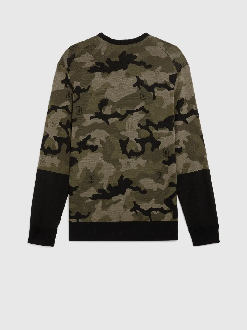 grey camo jumper