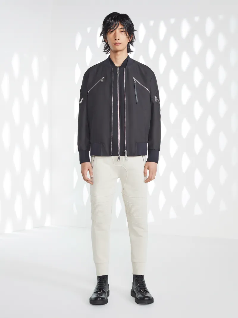 multi pocket bomber jacket