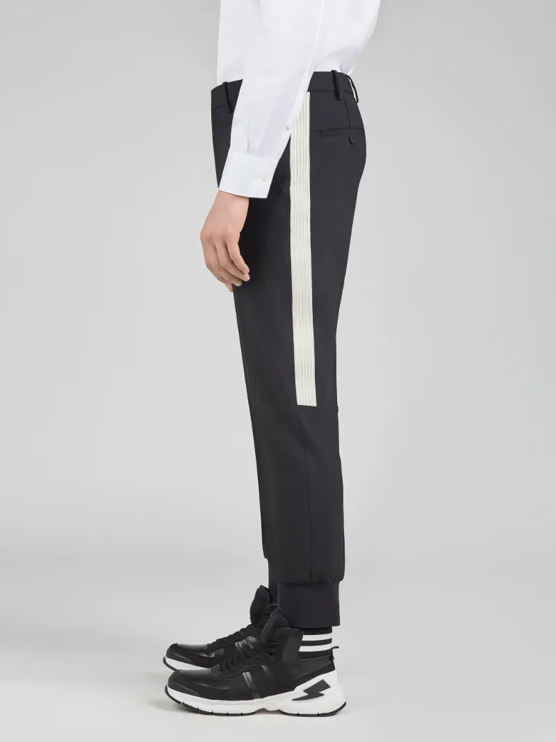 ribbed cuff sweatpants