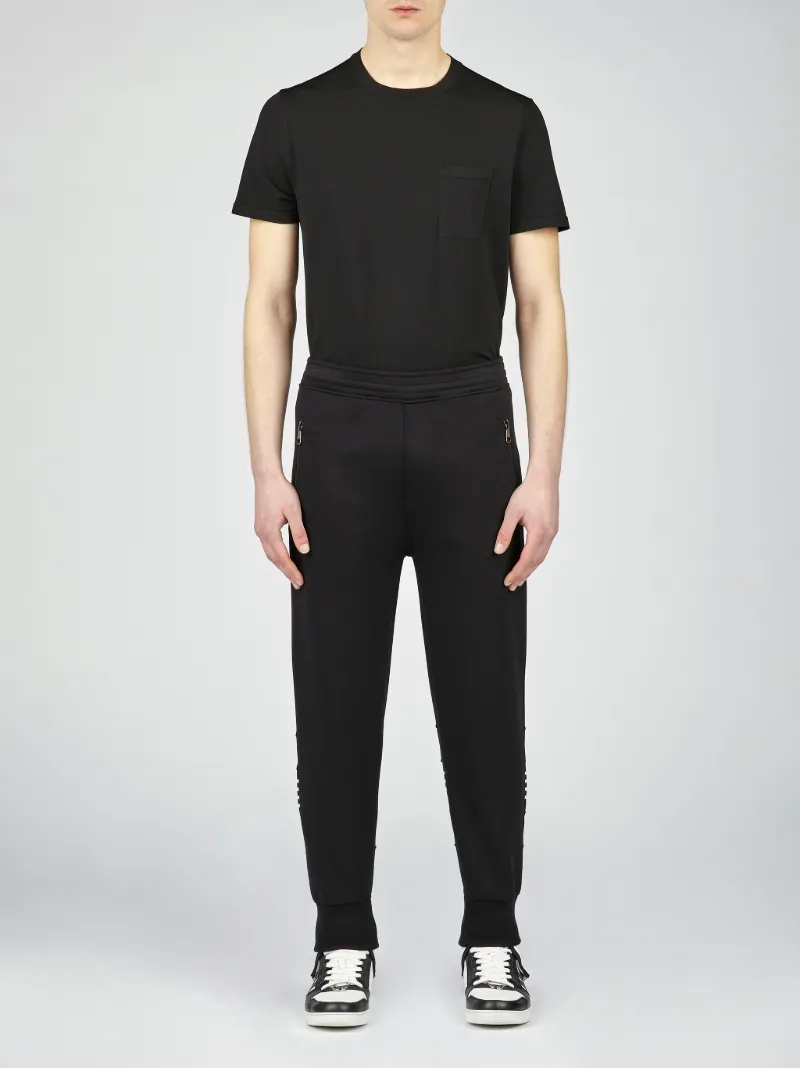Varsity Stripes Bonded Jersey Skinny 