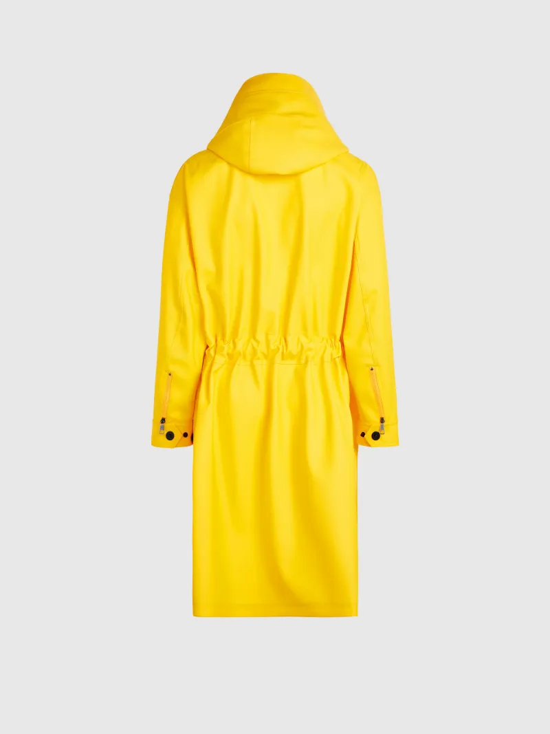 long rubber raincoat