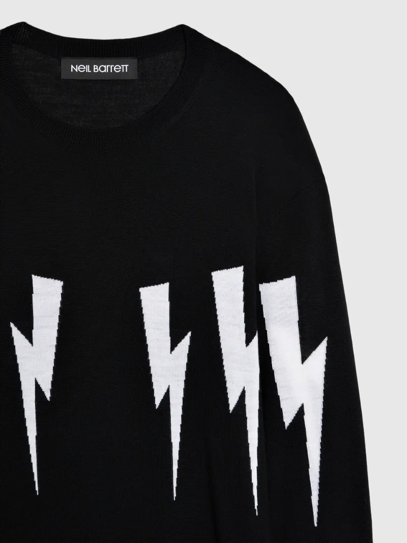 neil barrett lightning bolt jumper