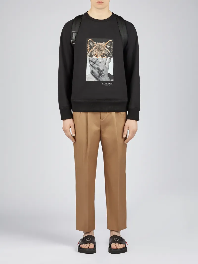 neil barrett wolfman t shirt
