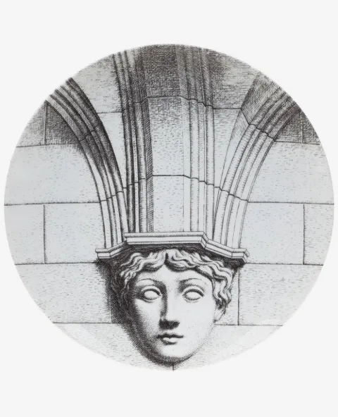 Fornasetti プリント柄 プレート