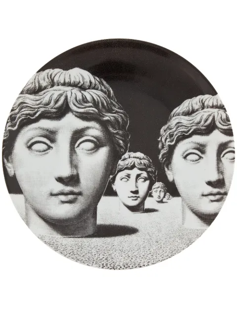 Fornasetti bust print plate