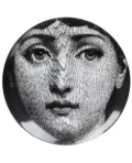 Fornasetti face print plate - Black