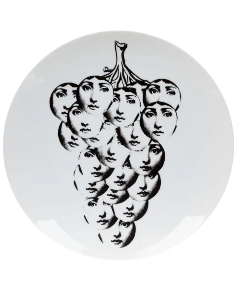 Fornasetti grapes print plate